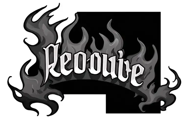 Kids Names With Flames Left Arm