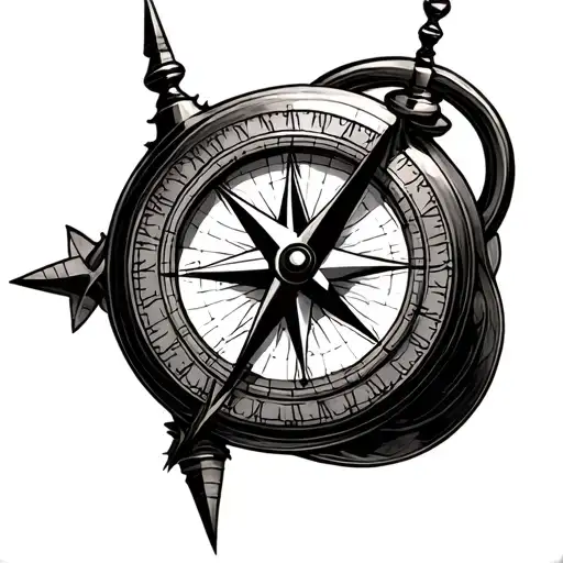 Compass And Clock