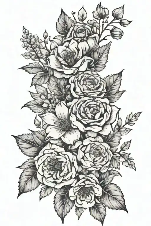 Birth Flower Bouquet