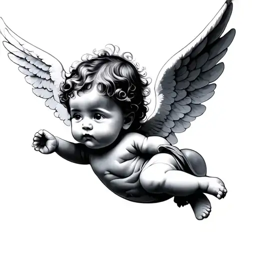 Baby Angel Flying