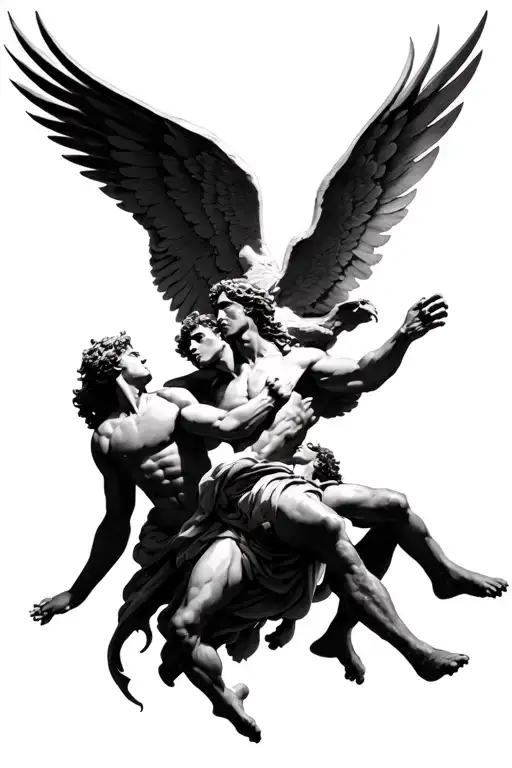 Icarus And Apollo Killing Icarus