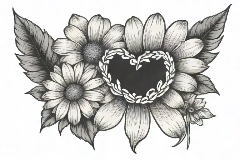 Stay Gold And Daisy Flower