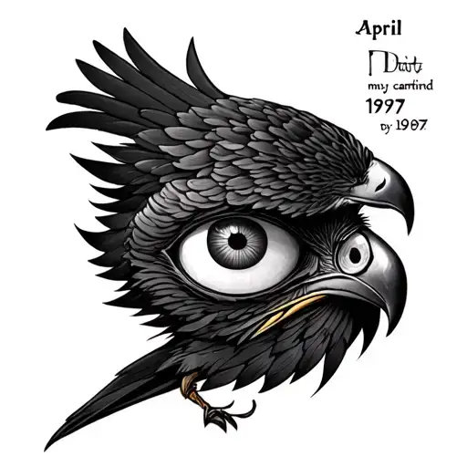 Hawk Eye Carring My Date Of Birth April 1997