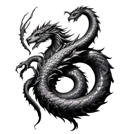 Gungnir And Jormungandr Tree Norse Mythology