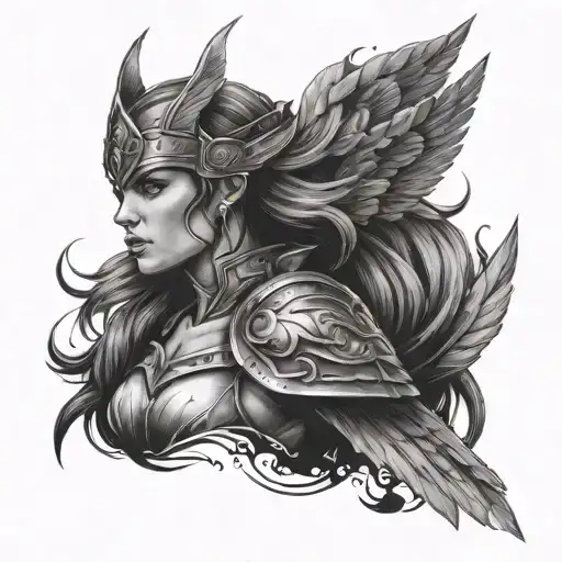 Valkyrie On The Forearm