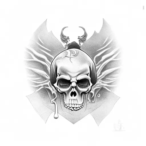 Grim Reaper On Chest