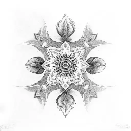 A Black And Grey Hourglass With Intricate Floral Patterns Inside