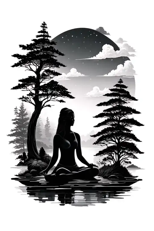 Meditation Nature Scene