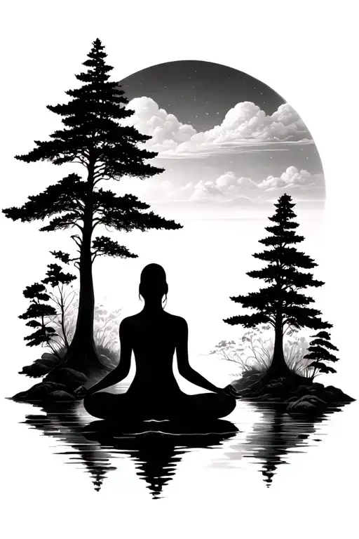 Meditation Nature Scene