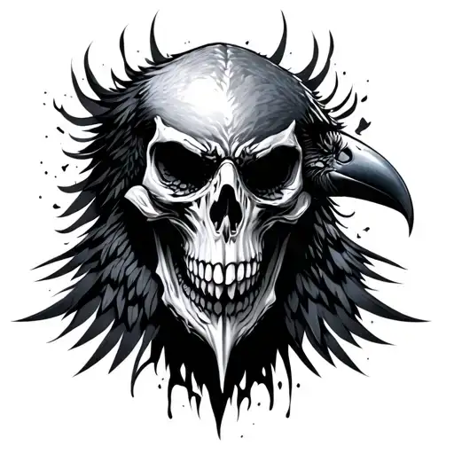 Skull Of Raven
