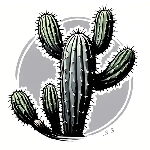 Cactus Wearing A Balaklava