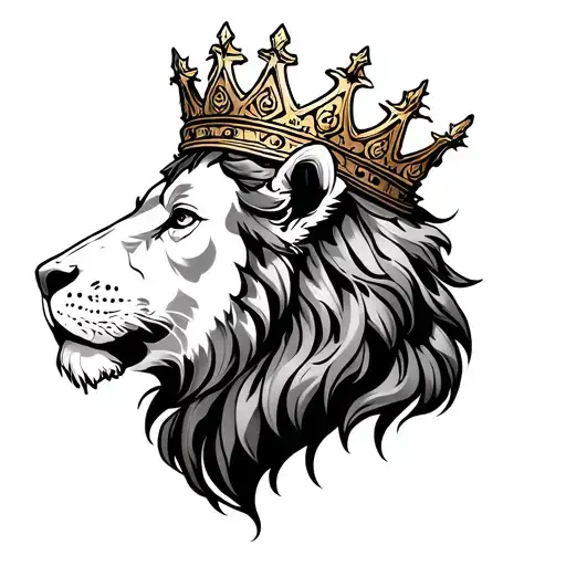 Loin With Crown