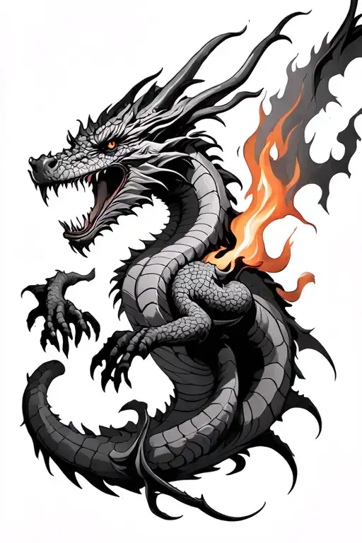 Dragon Breathing Fire