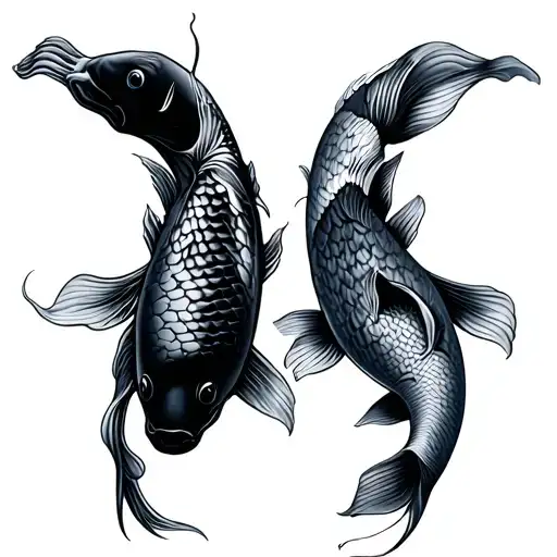 Two Koi Fish
