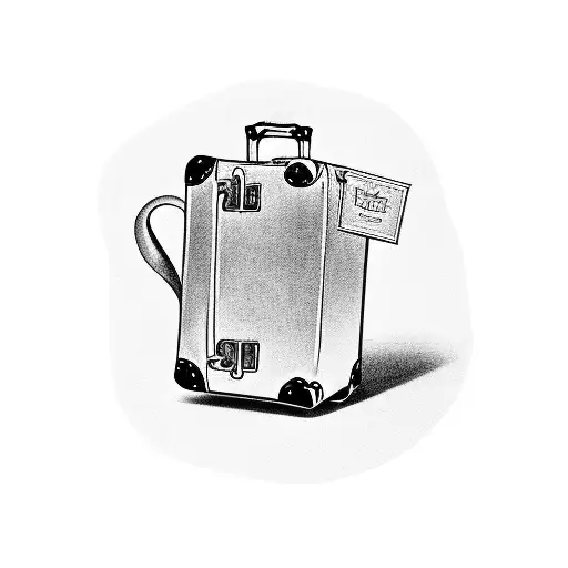 A Pool Table With A Leprechaun Playing And A Travel Suitcase Beside It