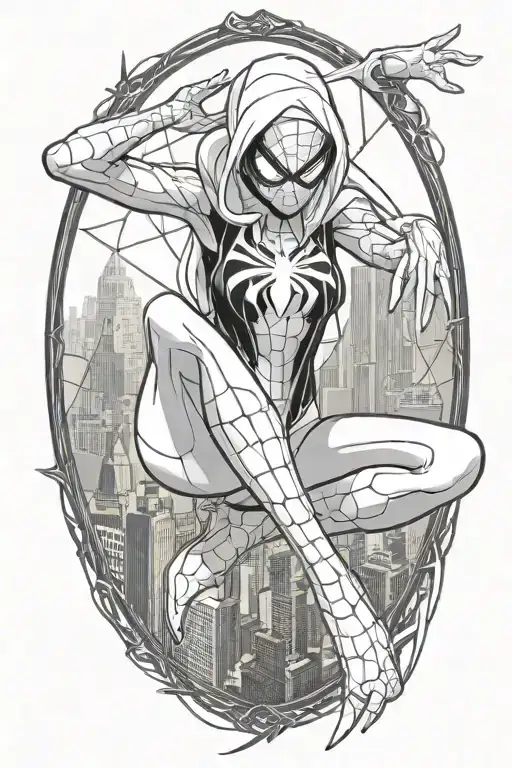 Spider Gwen Web Shooting
