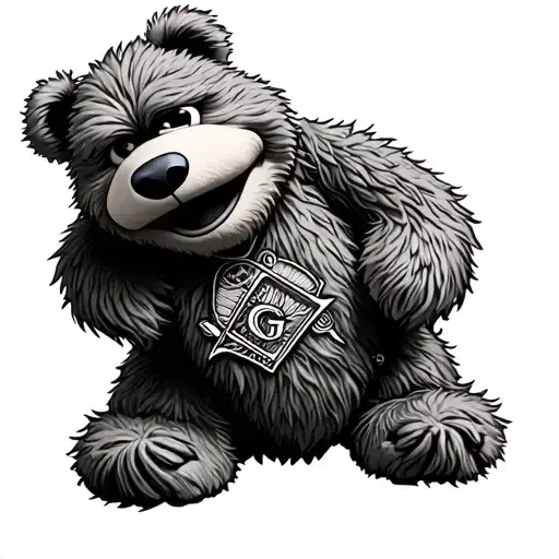 Realistic Masonic Fozzie Bear