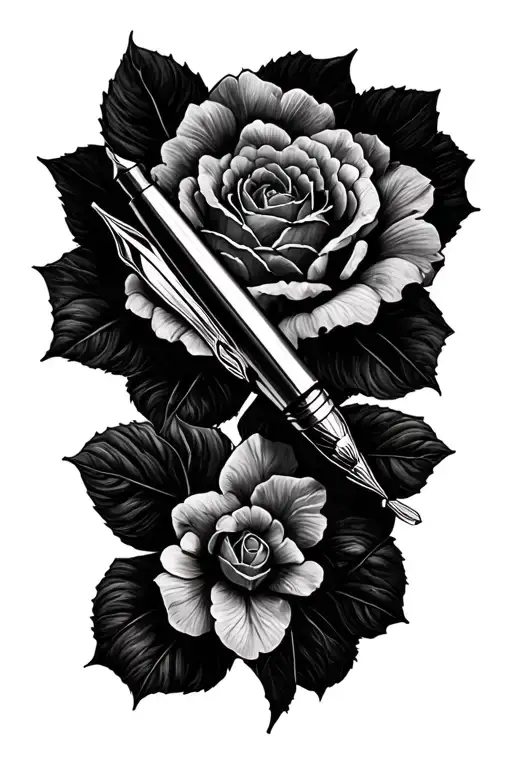 Fountain Pen With Nib Black Ink