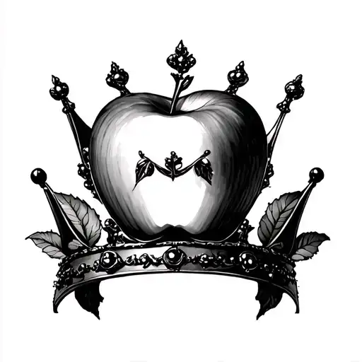 Crown With Apple Designs And The Daye 11-3-24 At The Head Board