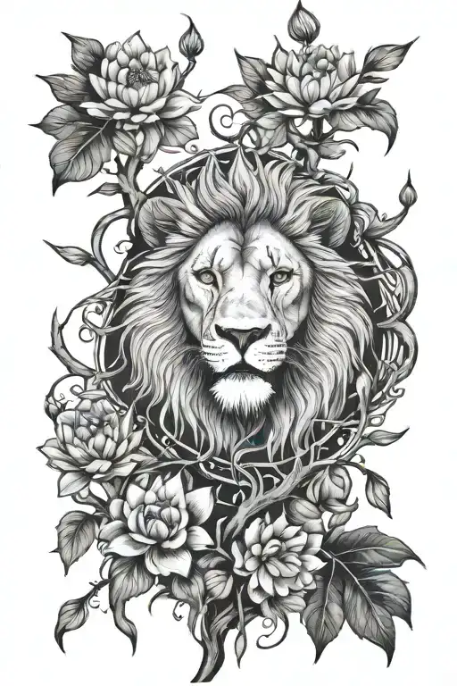 Lion Tree Lotus Tree Arrows