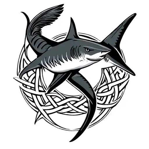 Thresher Shark Celtic Knot