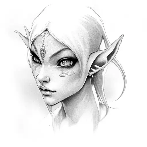 Female Elf Face