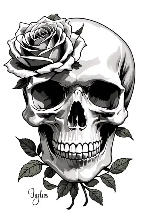 Skull And Roses
