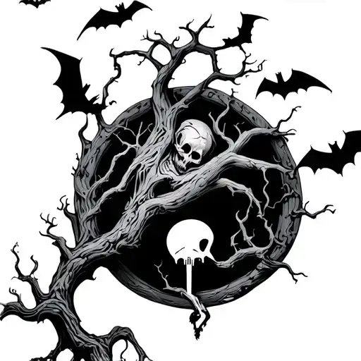 Poison Tree With Bats