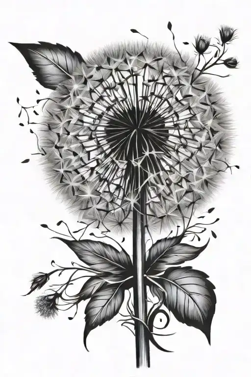 Dandelion Blowing