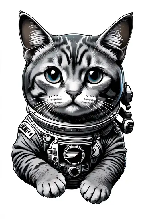 Space Cat Astronaut