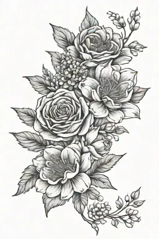 Birth Flower Bouquet