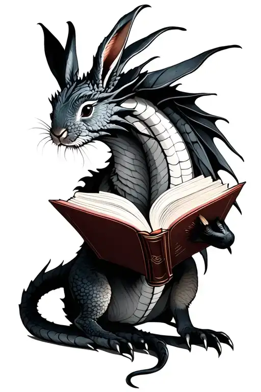 Dragon And Rabit Reading