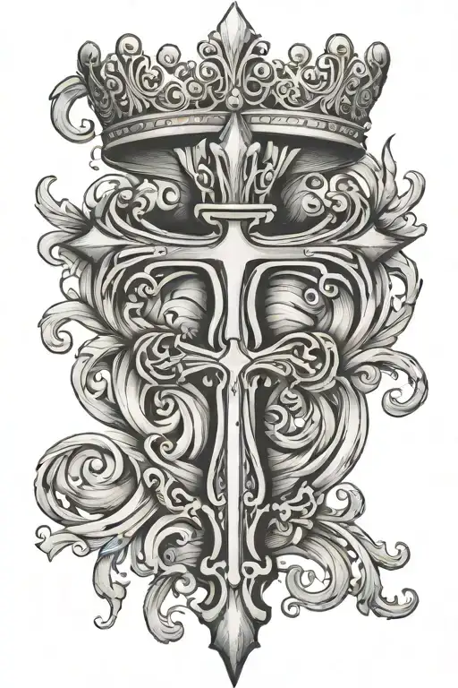Cross With A Crown