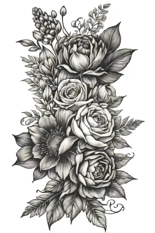 Birth Flower Bouquet