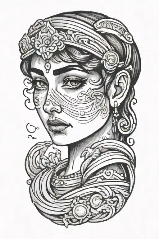 Athena Smiling While Crying