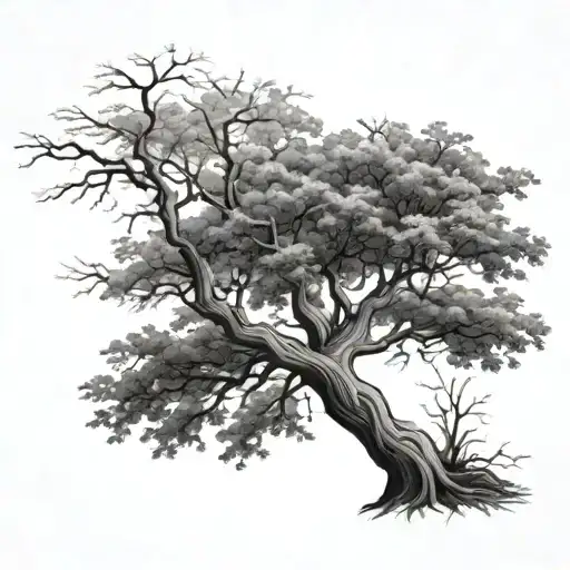Tree With Large Branches
