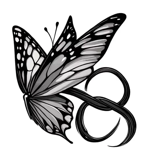 Butterfly And Infinity Symbol