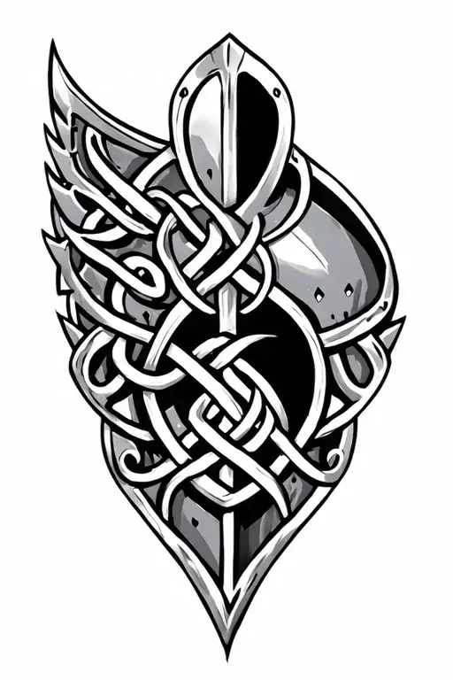 Armor Celtic Knot Shoulder Armor