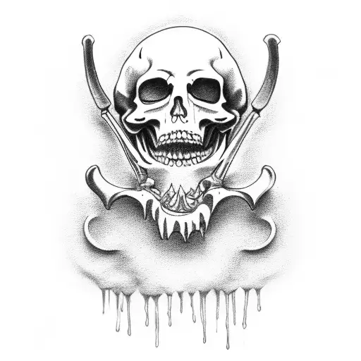 Memento Mori With A Grim Reaper