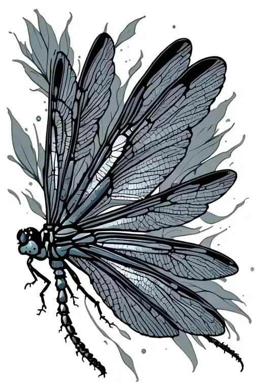 Dragonfly Broken Wing