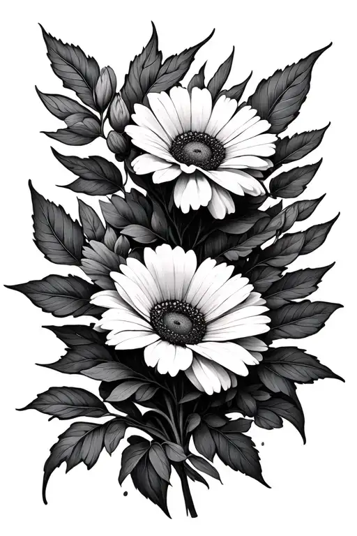 Find Someone Who Grows Flowers In The Darkest Parts Of You With Line Flowers