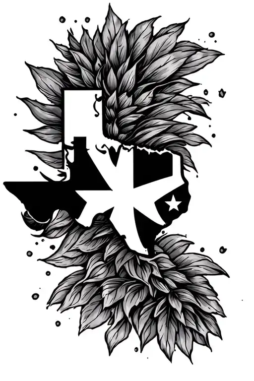 Texas State Outline Style