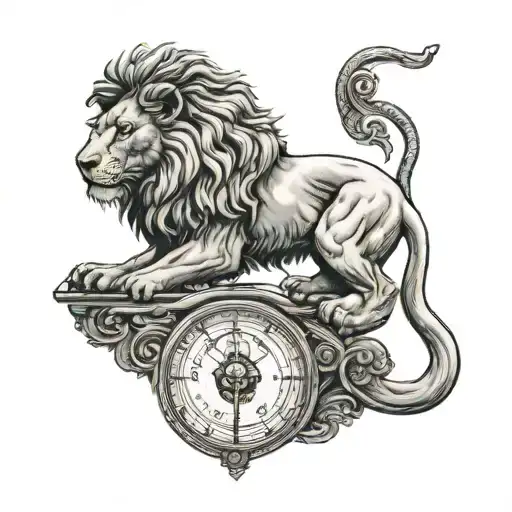 Lion Holding Scale Weight