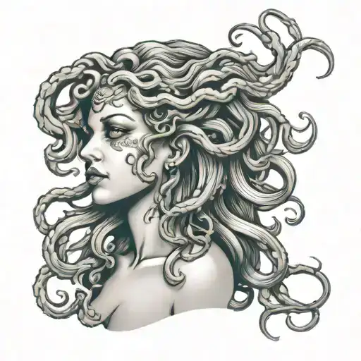 Medusa With Eyepatch