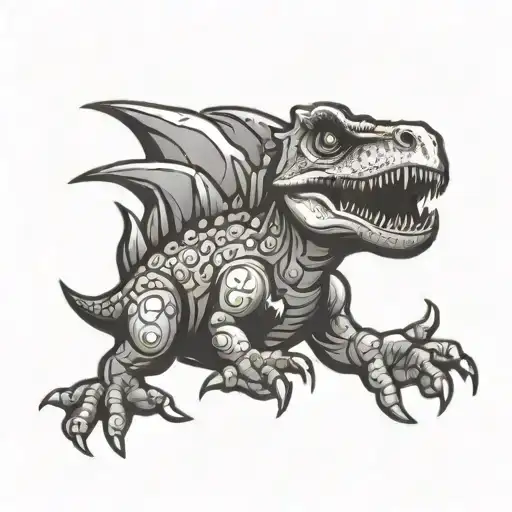 A Pack Of Dinosaur-shaped Coffee Beans