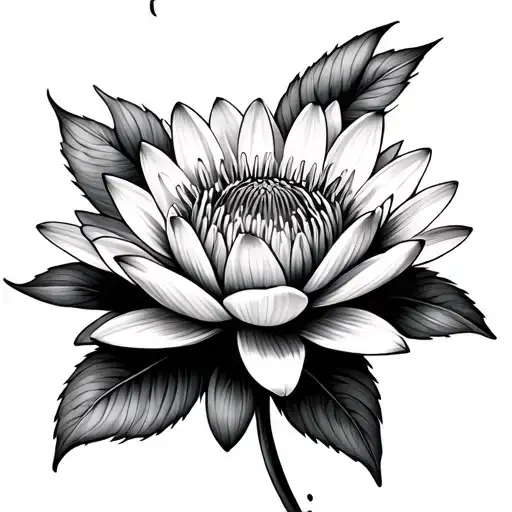 Honeysuckle Water Lilly Aster Chrysanthemum Flower