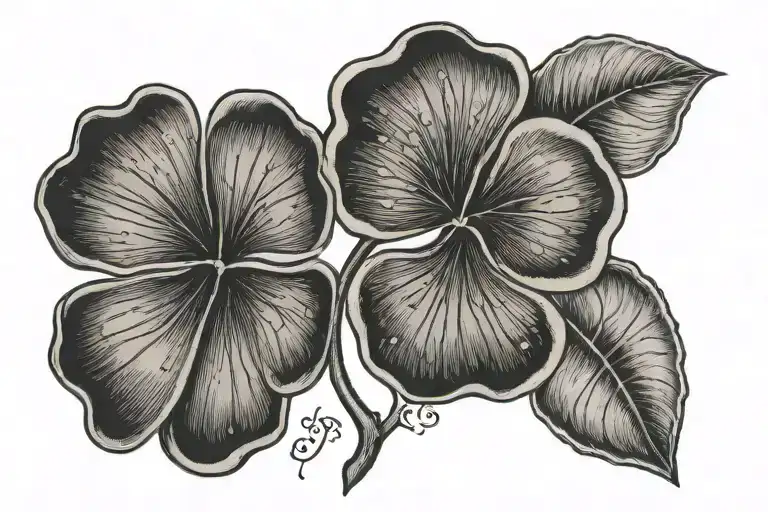 4 Leaf Clover Also With The Name Angie