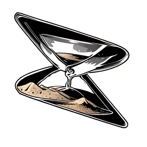 Hour Glass Jesus Christ Pouring More Sand