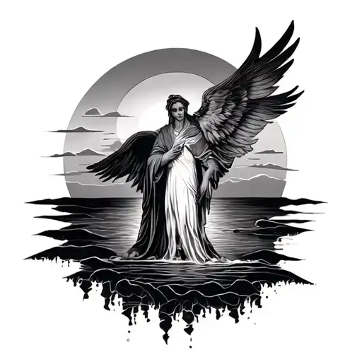 For Now You Don't Know What I'm Doing But Later You'll Understand With Cross And Sunset