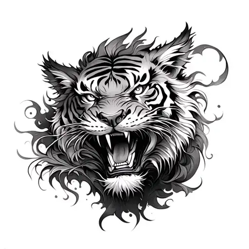 Tiger And Dragon Sleeve